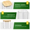 Bocaux de conservation carrés en verre - Récipients de Voir les images du produit 5
