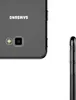 A close-up shot of the back and side of a smartphone case. Produktbild-Vorschau