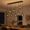 Lampada a sospensione ZMH, vetro, 126 cm, attacco E27, Anteprima dell’immagine prodotto 8