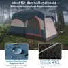 Tente COSTWAY pour 4-6 personnes, tente de camping avec Voir les images du produit 6