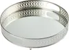 MARRAKESCH rundes Spiegeltablett Nikita 30cm groß Silber | Produktbild-Vorschau 5
