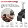Kabelschelle 8 mm, schwarz, 50 Stk Produktbild-Vorschau
