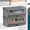 mDesign Schuhaufbewahrung Schuhbox Aufbewahrungsbox Produktbild-Vorschau 3