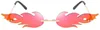 Feuer Flamme Brille 1Pc 16 X 14 X 2. 7 Cm Flamme Randlose Produktbild-Vorschau 2