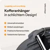 Aluminium Kofferanhänger Set 4 Stück – Gepäckanhänger mit Produktbild-Vorschau 5