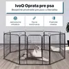 IvoQ Puppy ohrádka – Výbeh pre psov – 8 panelov – výška 80 Náhľad obrázku produktu 2