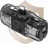 A transparent cutaway view of a black and silver electronic device, likely a power bank with a USB-C connector and an Apple Watch charger, is shown against a white background. The internal circuitry is visible. Produktbild-Vorschau