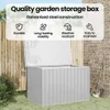 vidaXL Gartenbox Grau 149x99x93 cm Produktbild-Vorschau 5