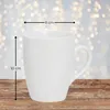 Kaffeetassen 4er Set aus Keramik 340ml, Teetassen moderne Produktbild-Vorschau 2