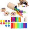 Montessori Spielzeug 3-in-1 Montessori Spielzeug  Holz Produktbild-Vorschau 1
