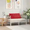 vidaXL Poduszka na plecy czerwona 100 x 19 x 50 cm tkanina Podgląd zdjęcia produktu 4