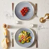 Teller Set 4-teiliges Keramik Ø27,7cm – Essteller, Pasta- & Produktbild-Vorschau 10