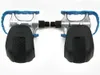 Blaue Rennrad Fahrradpedale mit verstellbaren Pedalhaken, Produktbild-Vorschau 3