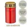 LED Grablicht rot mit flackernder Echtflammen-Optik - ca. 3 Produktbild-Vorschau 4