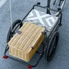 HOMCOM Fahrradanhänger mit abnehmbarer und faltbarer Produktbild-Vorschau 9