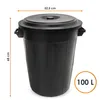 Universaltonne mit Deckel - 100 Liter - Mülleimer Mülltonne Produktbild-Vorschau 2