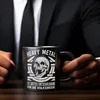 Heavy Metal statt Volksmusik Tasse mit Totenkopf Produktbild-Vorschau 5