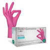 Nitrilhandschuhe, magenta, pink, Größe S, puderfrei, Style Produktbild-Vorschau 2