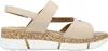 Rieker Damen Riemchensandale beige, Damen:43 EU Produktbild-Vorschau 14