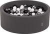 KiddyMoon Bällebad 90x30cm 300 Bälle ∅7cm Rund Bällepool Produktbild-Vorschau 1