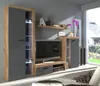 Wohnwand Schrankwand RUMBA TV-Schrank Wandregal 2xVitrine Produktbild-Vorschau 1