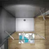 Duschtür X Seitenwand :100x80xH.195cm Eckig Duschkabinen Produktbild-Vorschau 2