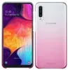 A product image showing the front and back of a Samsung Galaxy A50/A30s phone with a pink gradient case. Produktbild-Vorschau