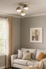 KAR-LIGHTING Deckenlampe 3-flammig Beige – Cosmo Ecru Produktbild-Vorschau 5