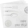 Sovie HORECA Serviette Elisabeth in Silber-Weiss aus Produktbild-Vorschau 3