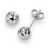 6mm Kugel Ohrstecker Stecker Ohrschmuck 585 Gold Weißgold Produktbild-Vorschau 1