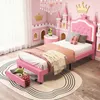 INONEFT Kinderbett 90x200 cm mit LED, Einzelbett mit Produktbild-Vorschau 14
