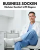 Herren Socken Businesssocken Anzugsocken Baumwolle Produktbild-Vorschau 2