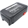 A black lithium-ion battery pack with a red button on the side, shown against a white background. Náhled obrázku produktu
