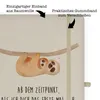 Mr. & Mrs. Panda Kladde Faultier Kind - Transparent - Produktbild-Vorschau 3