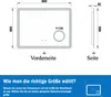 Badspigel mit Steckdose 80×60cm Bluetooth LED Produktbild-Vorschau 10