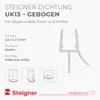 STEIGNER Těsnění sprchových dveří, zakřivené UK13 40 cm (1 Náhľad obrázku produktu 7