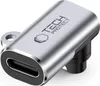 A close-up studio shot of a silver USB-C adapter with a black connector. Náhled obrázku produktu