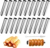 20 Stück Schaumrollenformen, 12cm Edelstahl Cannoli Produktbild-Vorschau 1