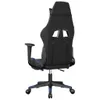 vidaXL Chaise de jeu avec repose-pieds Noir et bleu Voir les images du produit 5