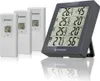 wetterstation Temeo Hygro Quadro12 cm grau/weiß 4-teilig Produktbild-Vorschau 2