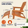 Casaria 2x Chaise longue transat Adirondack en bois Voir les images du produit 2