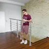 YZNAHRE Edelstahl Treppengeländer 180cm Handlauf Geländer Produktbild-Vorschau 10