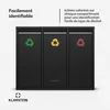Klarstein Ordnungshüter 3 Poubelle - Tri sélectif 45 L avec Voir les images du produit 3