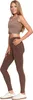 Leggings Da Donna A Costine Con Vita Alta E Cintura Larga Anteprima dell’immagine prodotto 6