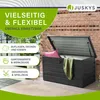 Juskys Metall Aufbewahrungsbox Limani 380 Liter - Outdoor Produktbild-Vorschau 3