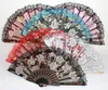 049 Fächer Set 6 Stck. spanisch schwarz bunt gold Blumen Produktbild-Vorschau 1