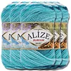 Alize 5x 100g Burcum Batik Wolle mit Farbverlauf, Häkeln, Produktbild-Vorschau 1