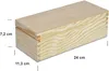 Creative Deco Holz-Kiste mit Deckel | 24 x 11,3 x 7,2 cm | Produktbild-Vorschau 3