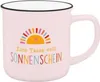 Becher in Emailloptik "Eine Tasse voll Sonnenschein" Produktbild-Vorschau 2
