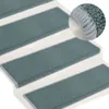 vidaXL Tappetini per gradini 15 pezzi 65x21x4 cm Blu mare Anteprima dell’immagine prodotto 14